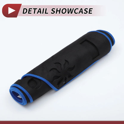 Dashboard Cover Mat for Toyota RAV4 2019-2021 Sun Protector Pad Black Blue