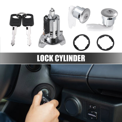 Ignition Switch Lock Cylinder Kit with 2 Keys for Ford F150 (2004-2008)