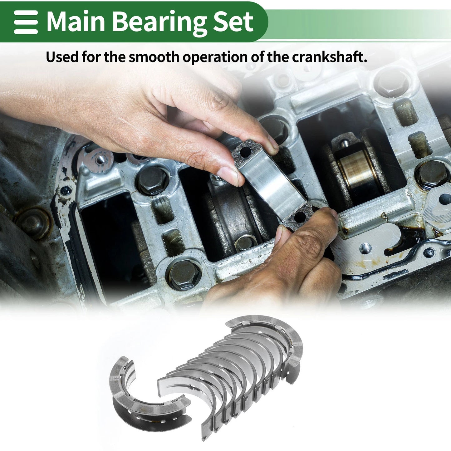 Main Bearing Set for Chevrolet Cruze (2016 - 2019)
