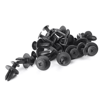 100 Pcs Car Body Push Pin Rivet Fasteners for Various Makes & Models