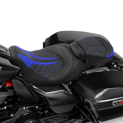 Driver Passenger Gel Seat for Harley CVO Street Electra Glide (2009-2023)