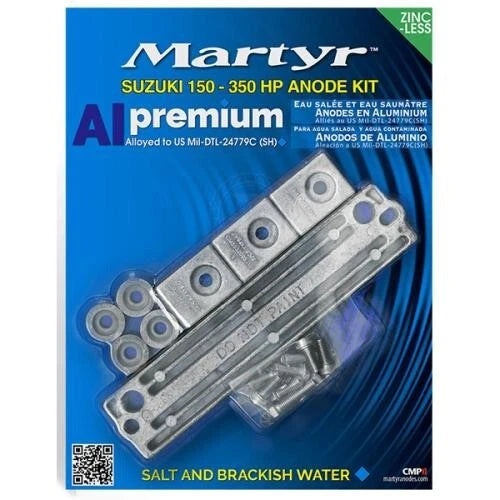 Anode Kit for Suzuki 300-350HP Outboard - Martyr Aluminium Salt Water