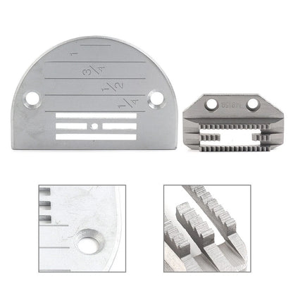 Medium Feed Dog Plate Set for Juki Brother Singer Industrial Sewing Machine