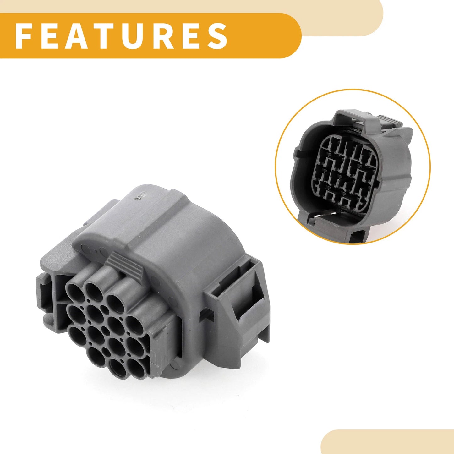 14 Pin Auto Speaker Connector Plug for Honda - 1 Set