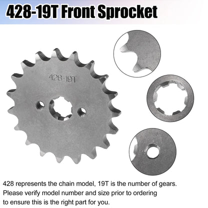 19T 17mm Front Engine Sprocket for Dirt Bike Mini Bike