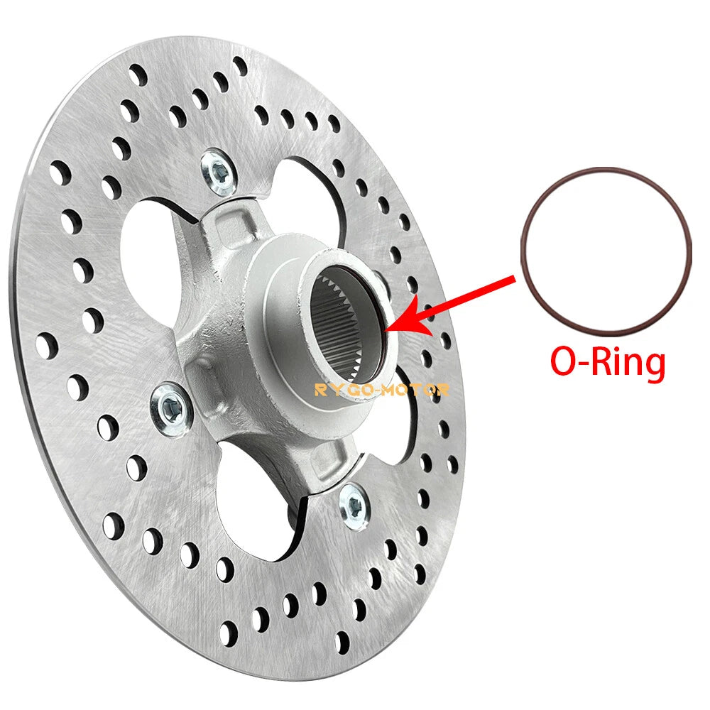 Rear Rotor Disc w/Flange Hub for Honda Sportrax TRX400EX/TRX400X (1999–2014)