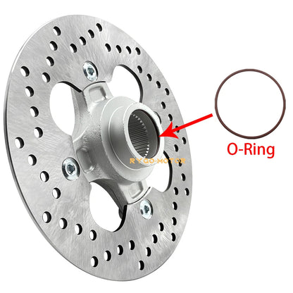 Rear Rotor Disc w/Flange Hub for Honda Sportrax TRX400EX/TRX400X (1999–2014)