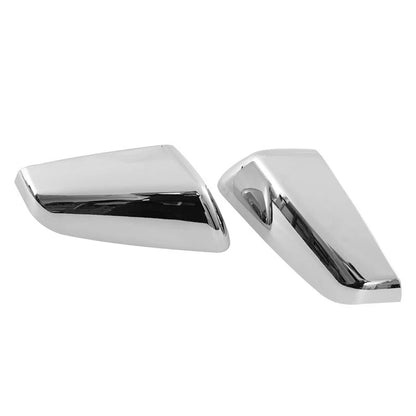 Chrome Left & Right Side Mirror Cover Caps for 2018-2024 Chevy Equinox & GMC Terrain