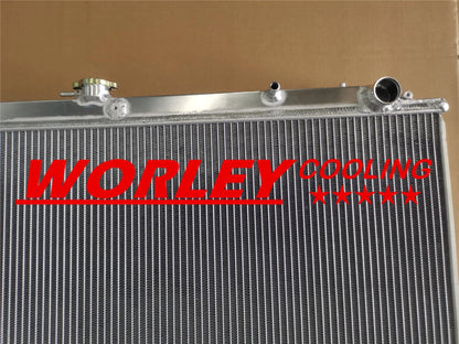 Radiator & 14" Fan for Nissan Patrol GU Y61 2.8L 3.0L RD28 ZD30 (1999-2013)