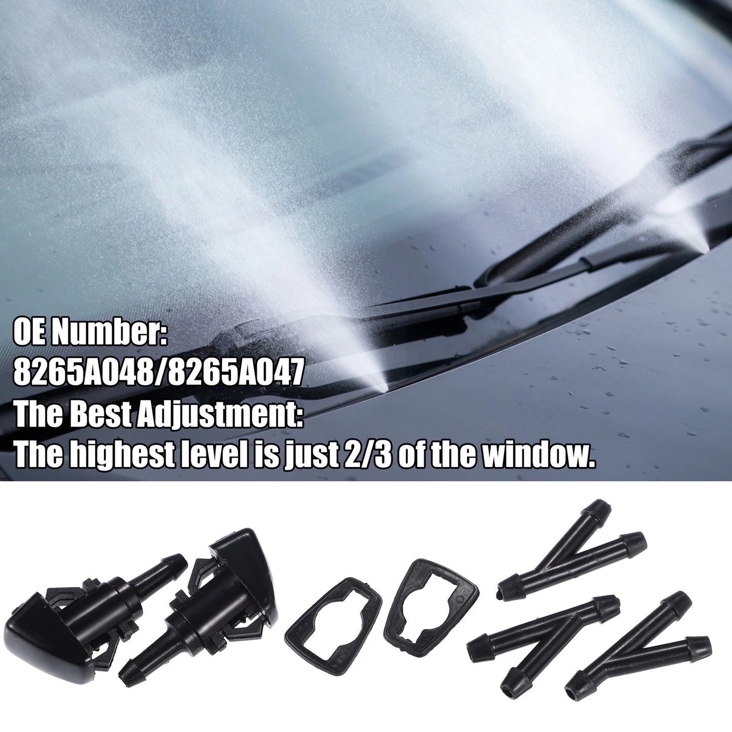 Windshield Washer Nozzle Spray for Mitsubishi Eclipse (2000-2005)