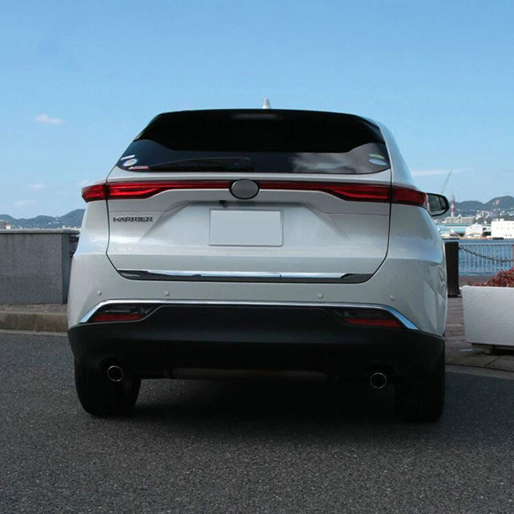Rear Boot Door Chrome Tailgate Molding Trim for Toyota Harrier Venza (2020-2024)