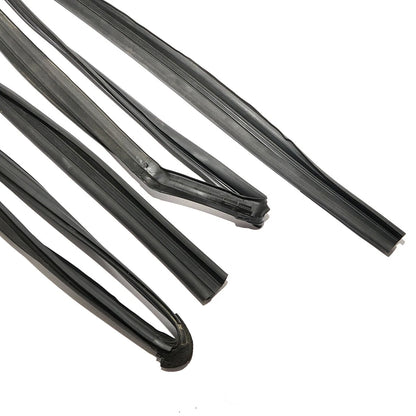 Front Rear Door Glass Run Channel for Honda Civic 4-Door 2017-2020