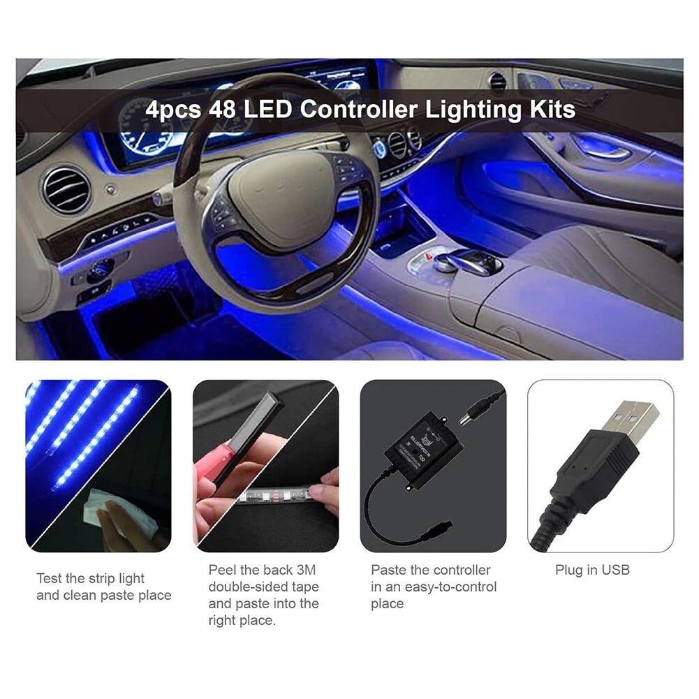 RGB Remote Control Decorative Foot Lamp for Home Atmosphere Lighting
