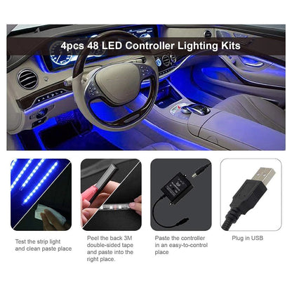 RGB Remote Control Decorative Foot Lamp for Home Atmosphere Lighting