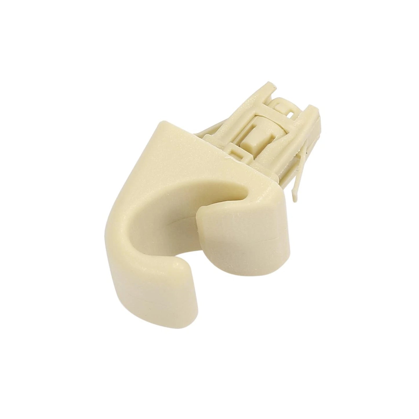 2 x Beige Car Sun Visor Hook Clips for Toyota Highlander (2001-2023)