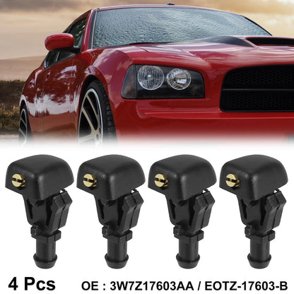4 x Windshield Washer Nozzles for Ford F150 E150 E250 E350 (2004-2013)