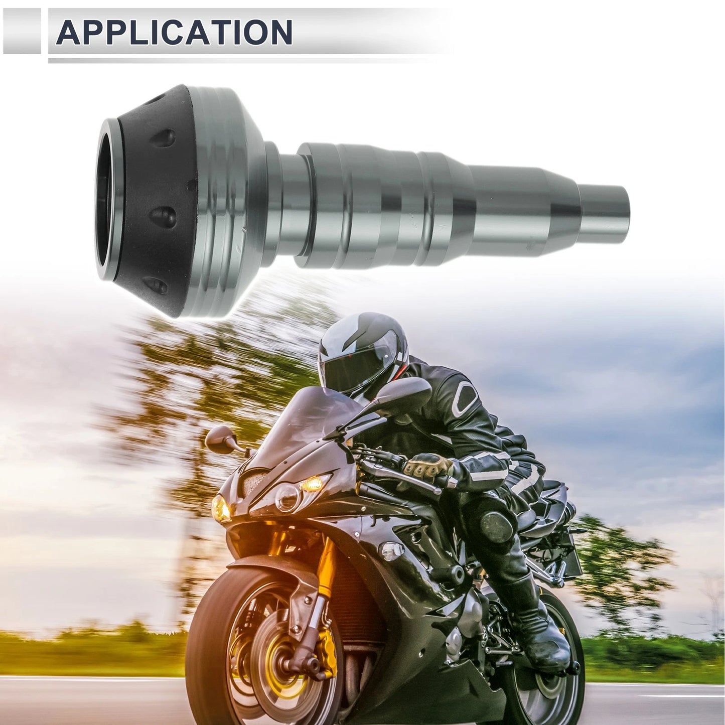 10mm Aluminum Alloy Motorcycle Slider Frame Bolt