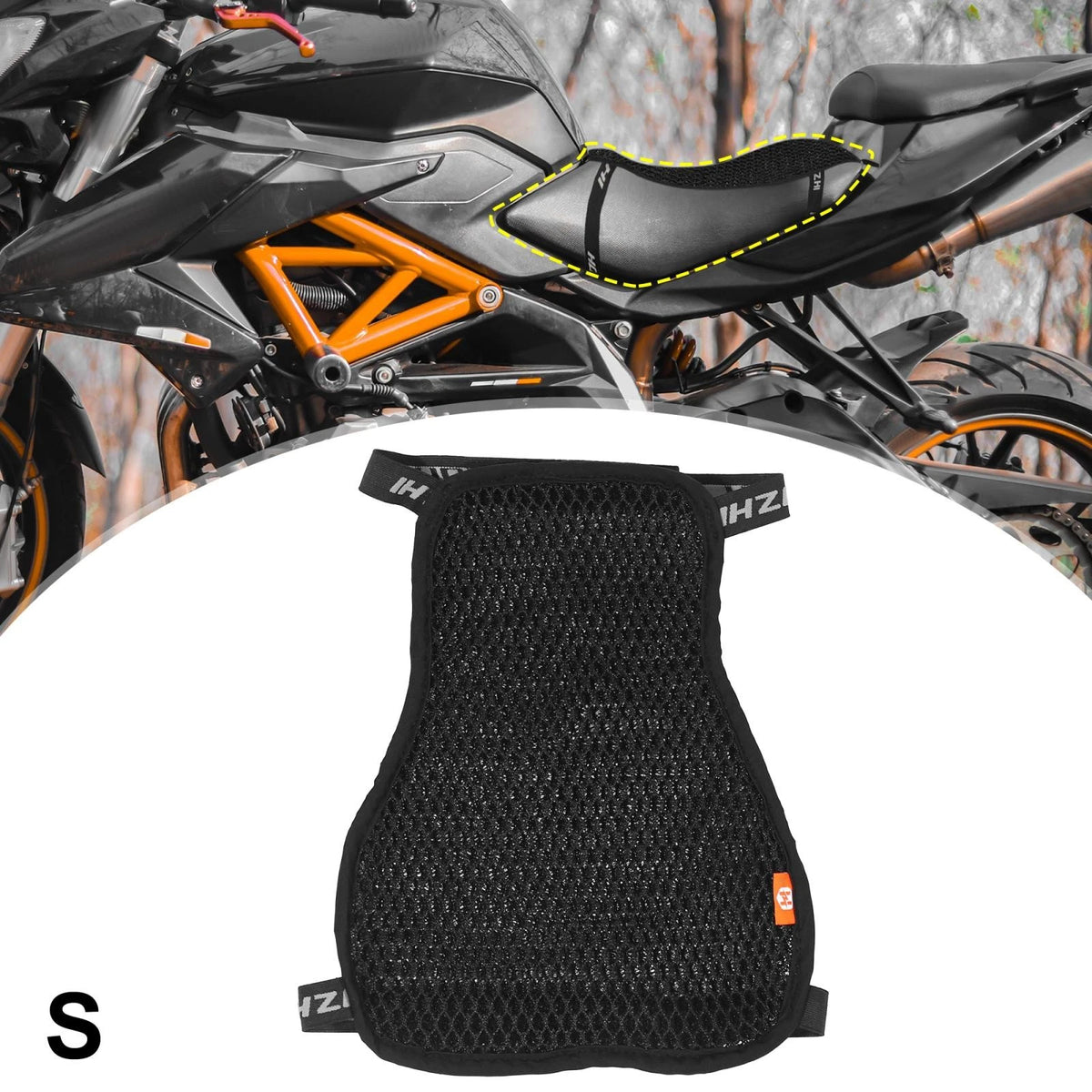 Seat Cover / 36x27cm Size S / Motorcycle Seat Cover for Motorcycle