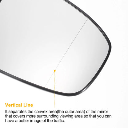 Right Side Mirror Glass Back Heated for Infiniti QX50 QX70 (2013-2016)