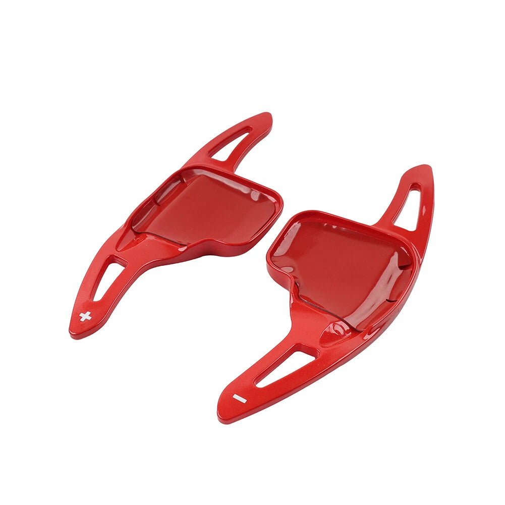 Red Steering Wheel Paddle Shifter Extensions for BMW 1 2 3 4 5 6 7 X1 X3
