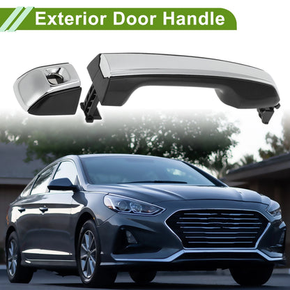 Exterior Door Handle Silver Tone for Toyota Lexus GX460 4Runner (2010-2023)