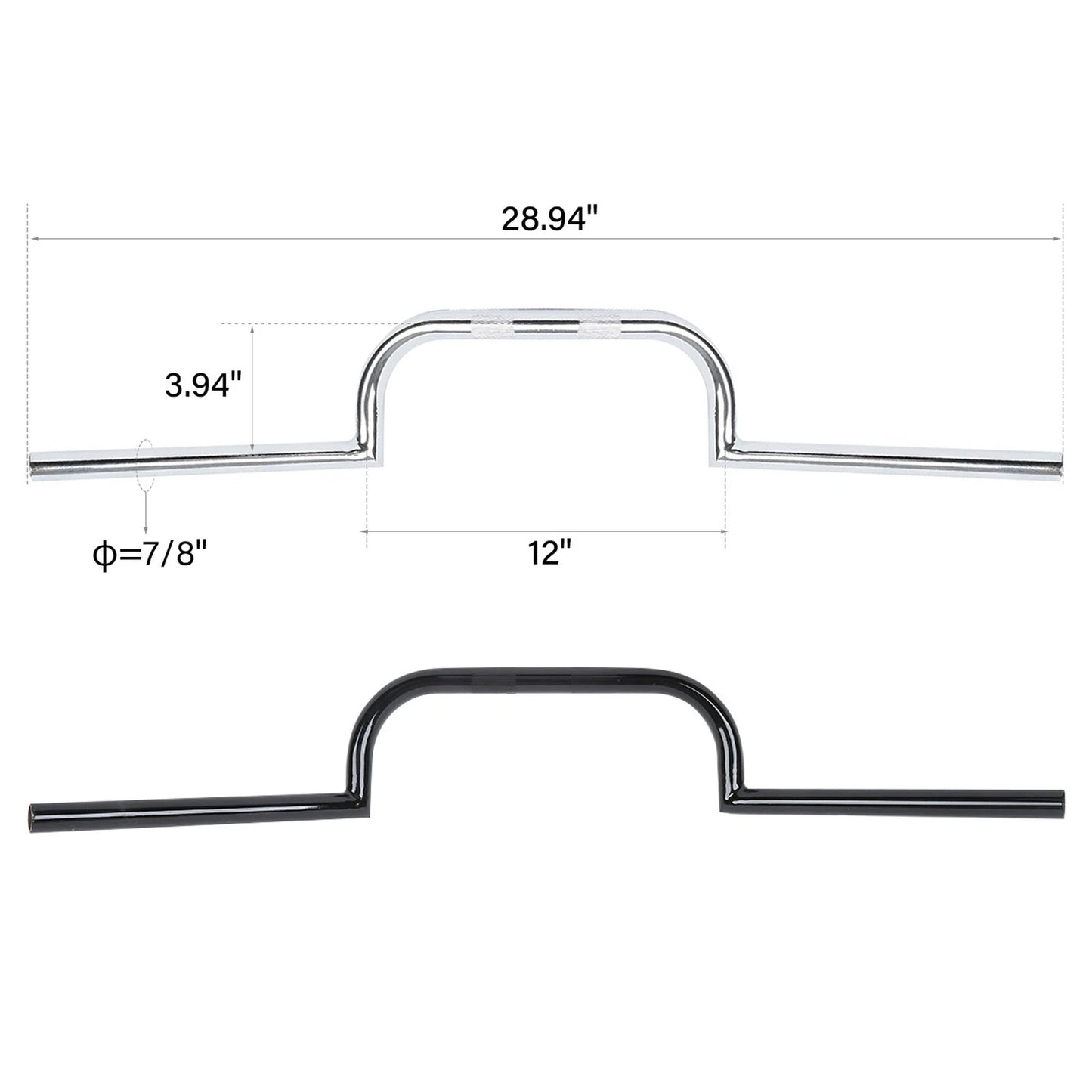 7/8" Cafe Racer Handlebar for Honda CB GS XS 650 750 850 900