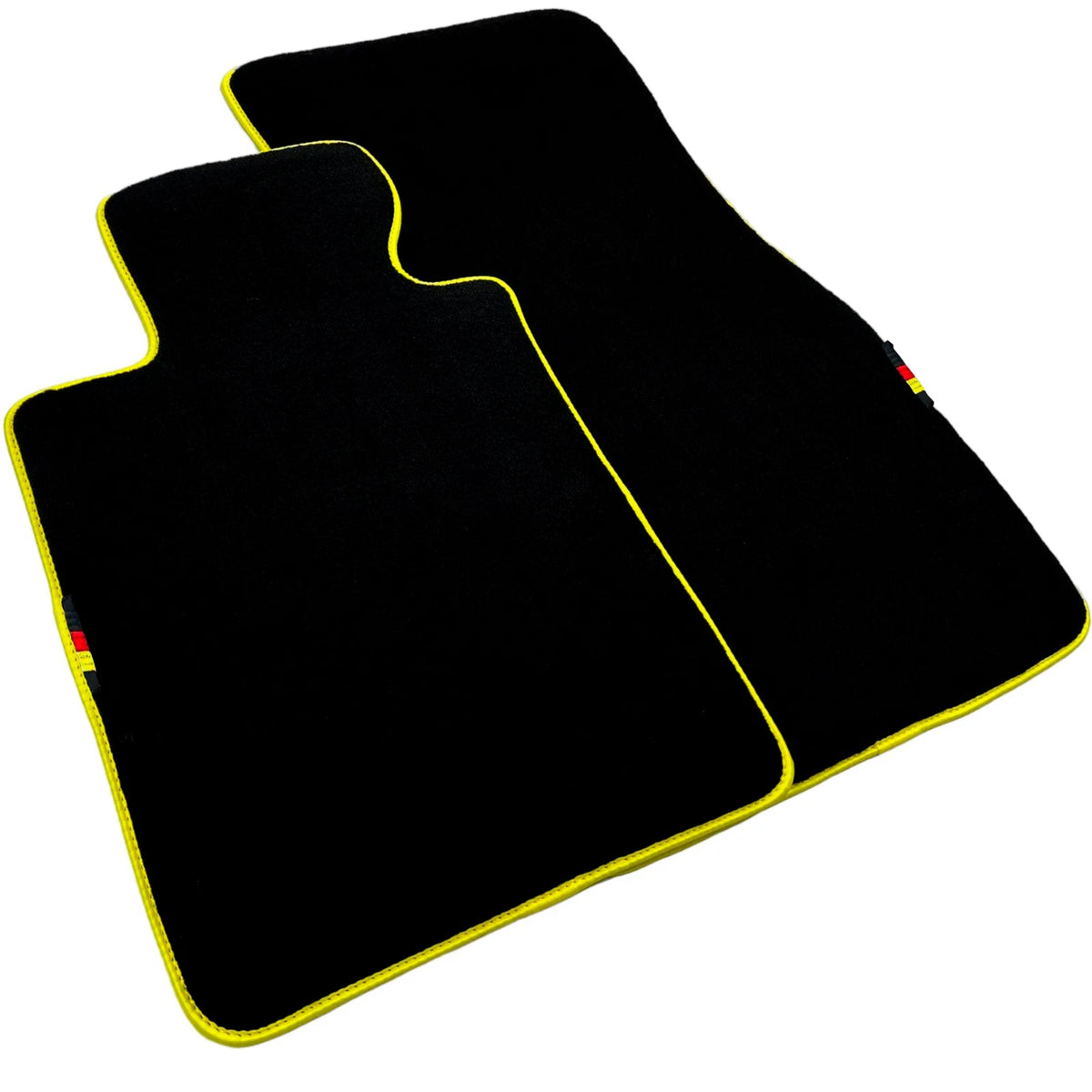 AutoWin Car Mats for BMW Z3 E36 Hatchback Coupe 1998-2002 Yellow Trim