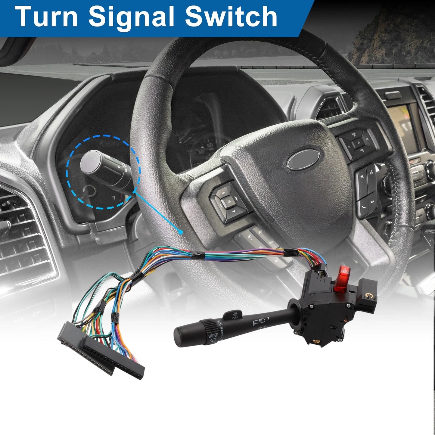 Steering Column Turn Signal Switch for Chevrolet Blazer S10 (1994-2005)