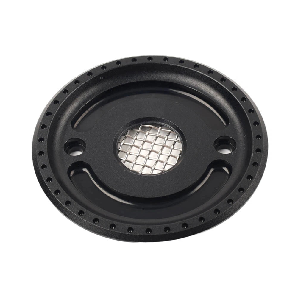Black Front Pulley Guard Engine Cover for Harley Sportster XL (2004-2023)