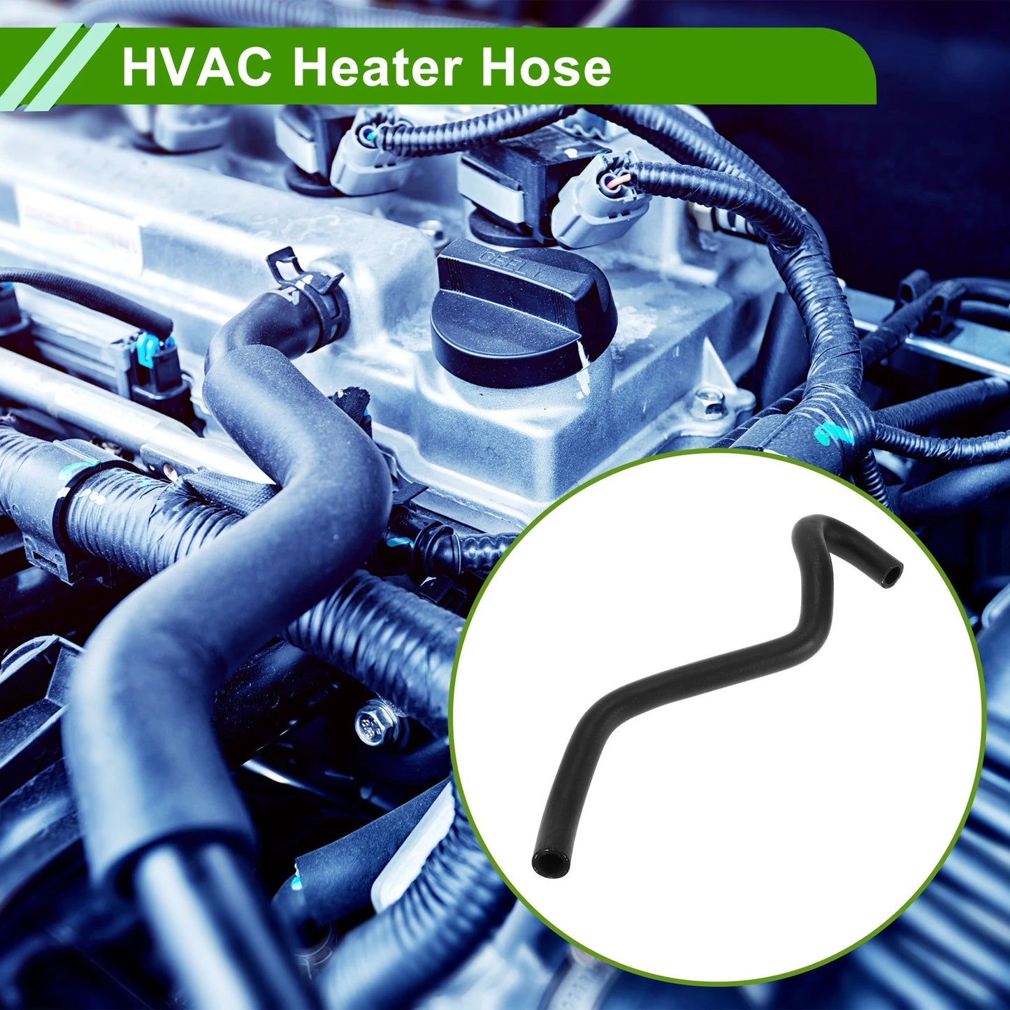 Heater Hose for Toyota Camry 1994-1996 Rubber Black 1 x Piece