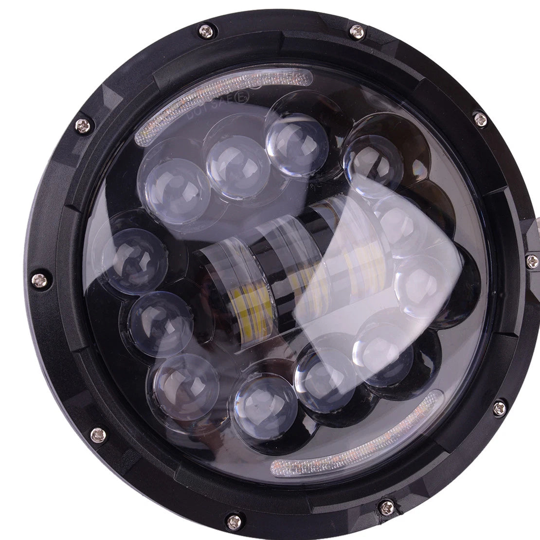 7" LED Headlight DRL Lights Combo for Jeep Wrangler, Toyota Corolla