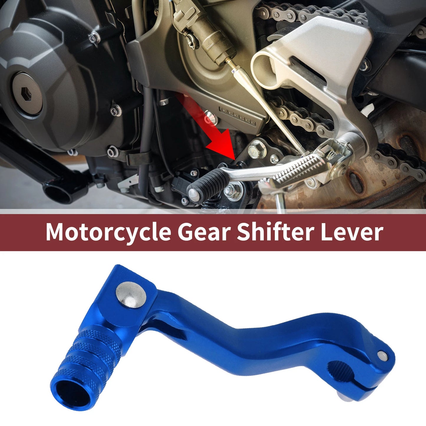 Blue Folding Motorcycle Gear Shifter Lever for Honda CB150