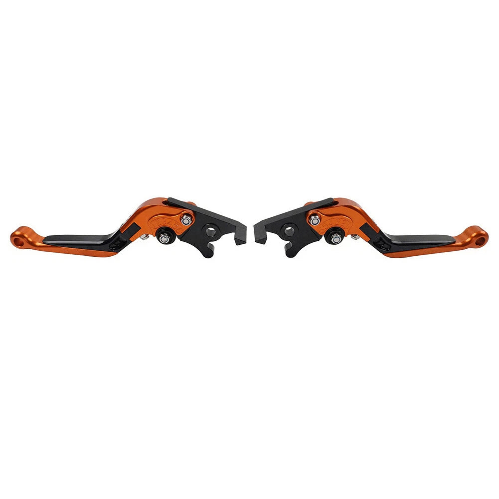 CNC Orange Extendable Brake Clutch Levers for Yamaha TMAX 500 530 560