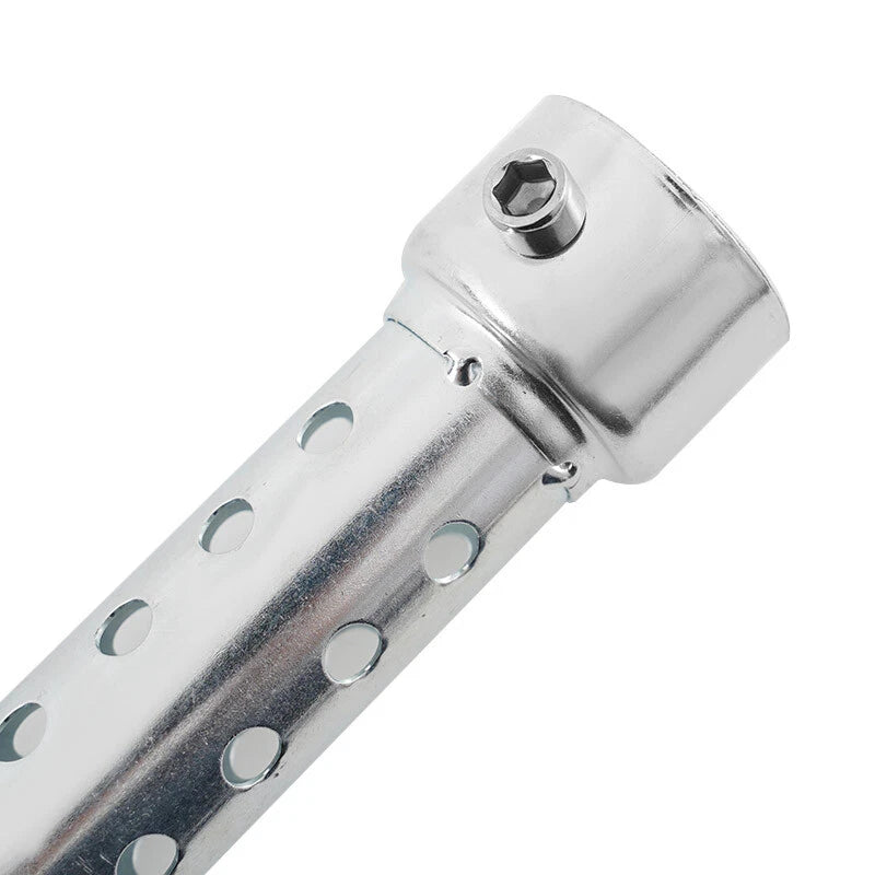 60mm Silver Universal Motorcycle Exhaust Can Silencer Muffler for Various Models