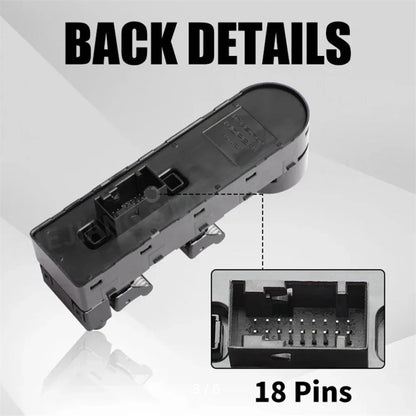 Driver Side Power Window Switch 18-Pin for Jeep Renegade Liberty (2016-2023)