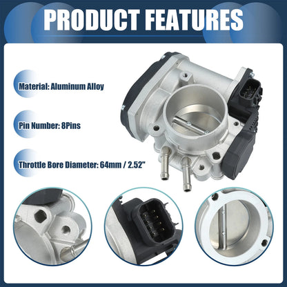 Throttle Body Actuator for Hyundai Santa Fe 2.7L V6 (2007-2009)