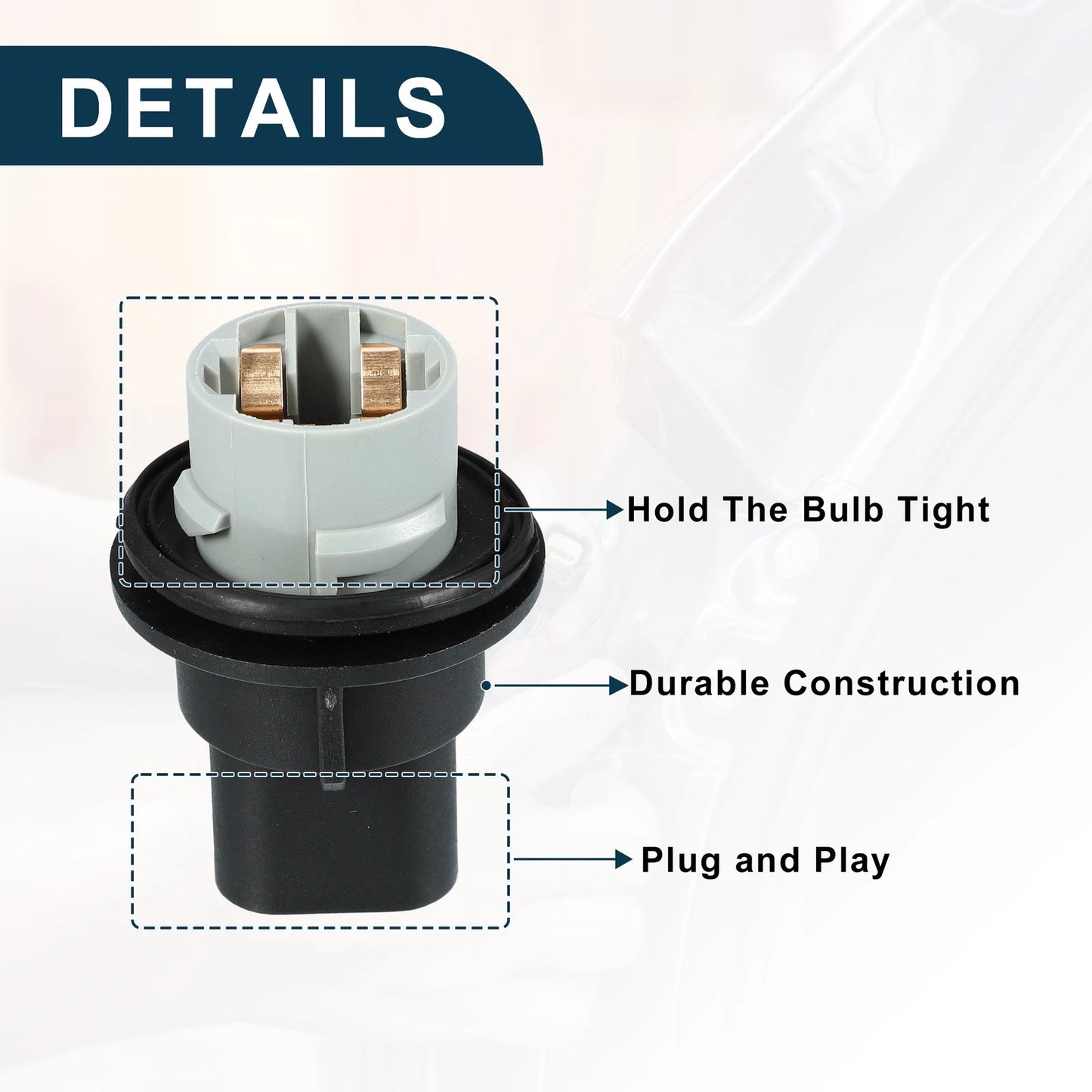 Front Turn Signal Tail Light Sockets for Jeep Grand (2005-2010)
