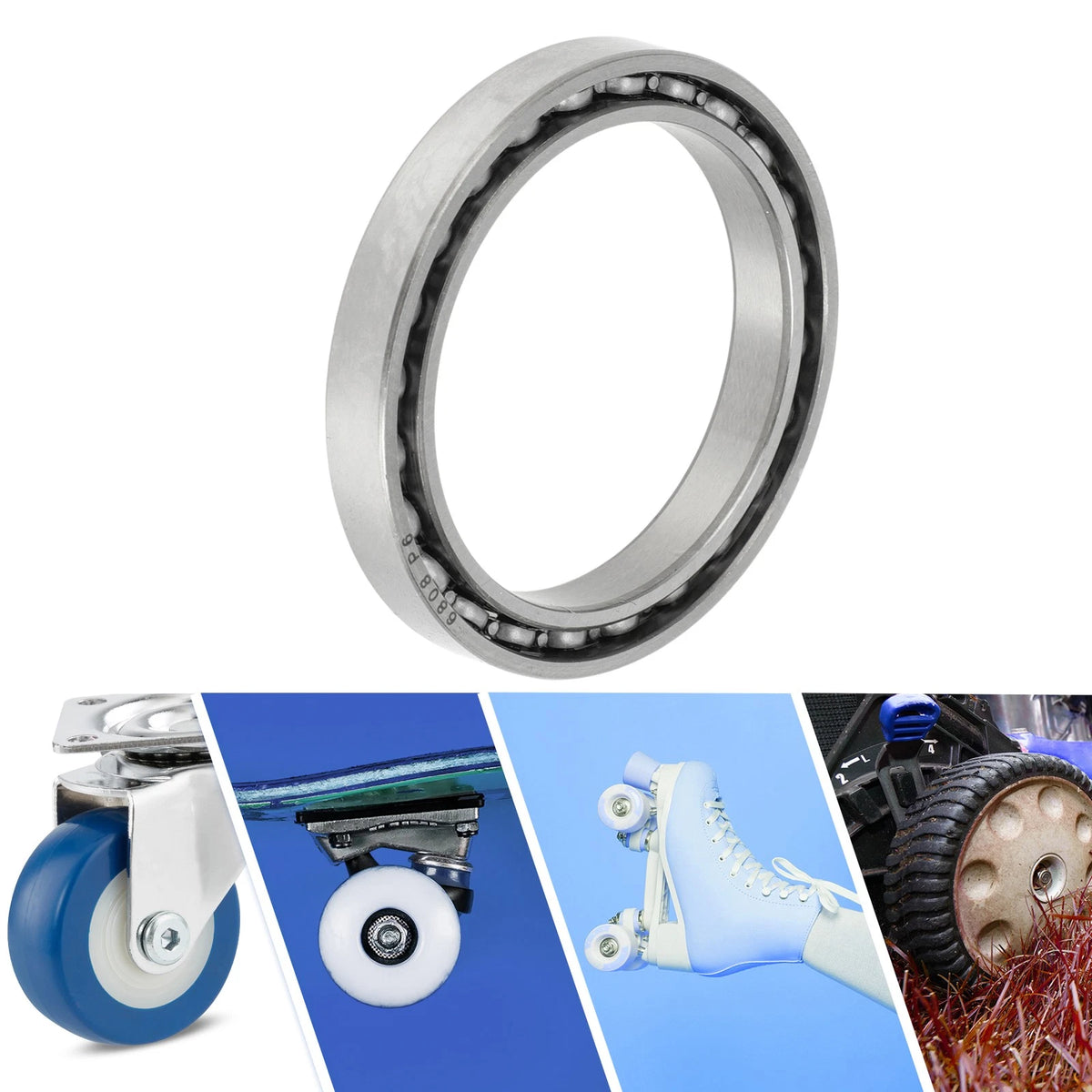 40x52x7mm Deep Groove Ball Bearings 1 Pc for Scooter Skateboard Wheel