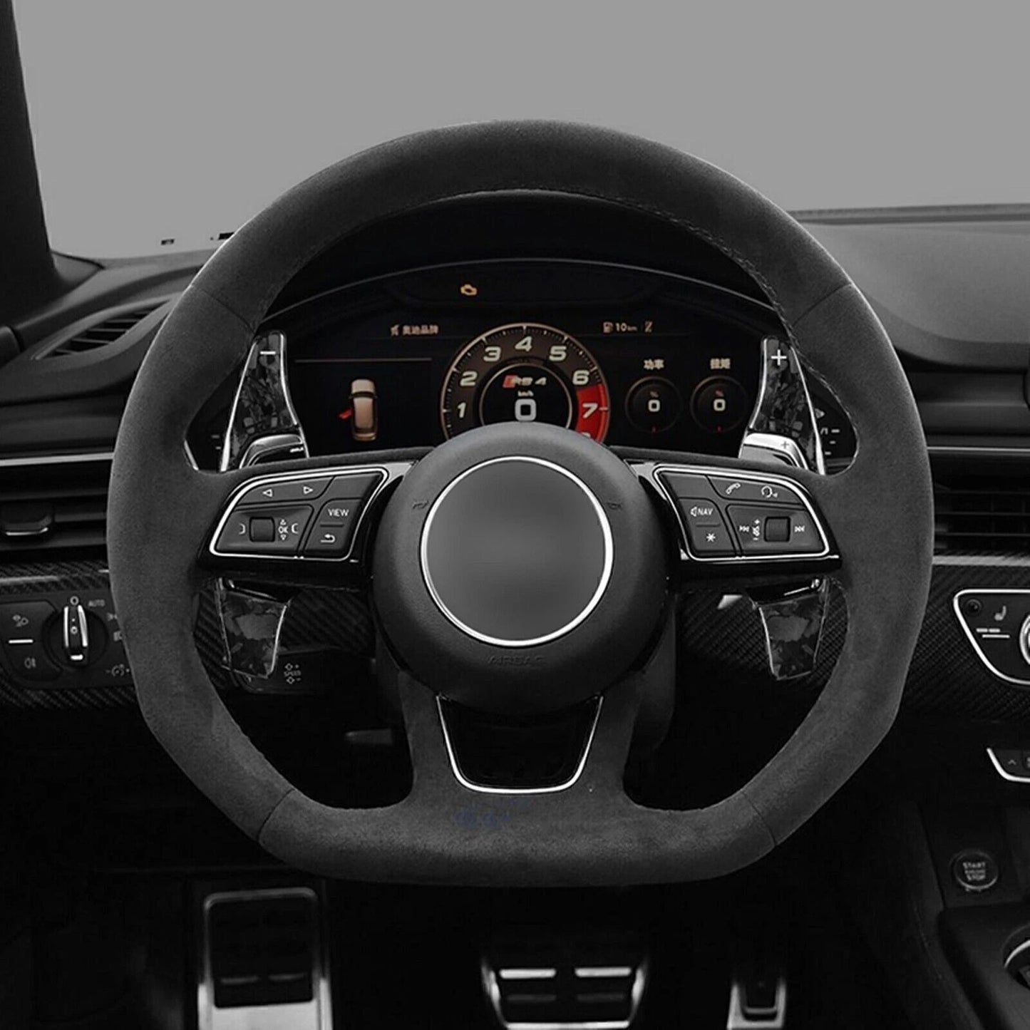Steering Wheel Shift Paddle Extensions for Audi R8 RS3 RS4 RS5 TT RS (2007-2023)