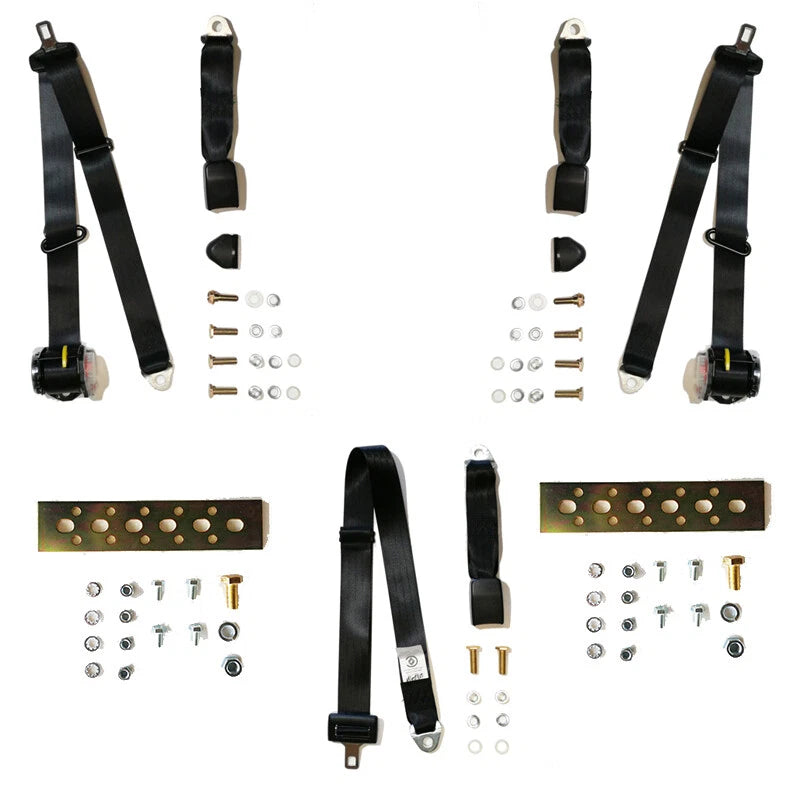 Rear Seat Belt Set for 1989-1993 Toyota Starlet EP81 3 Door Hatchback