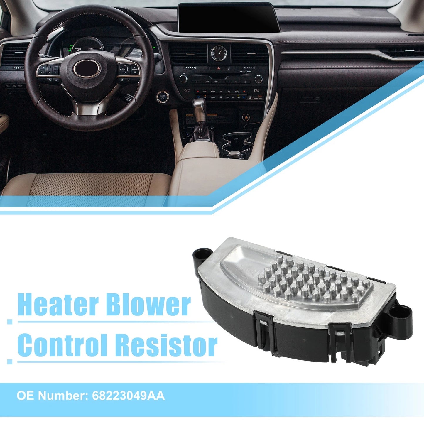 HVAC Blower Motor Resistor for Jeep (2011-2017)