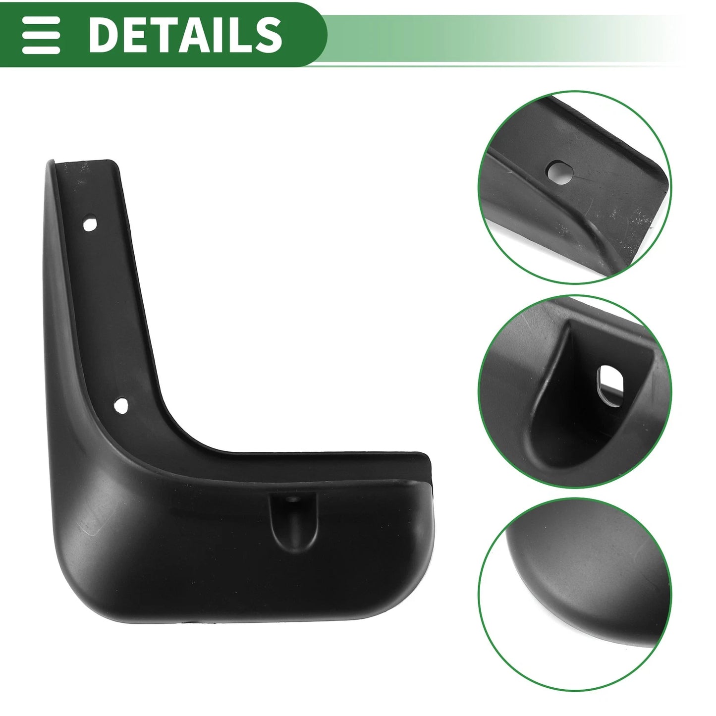 Mud Flaps Splash Guards for Kia K3 Hatchback/Saloon (2013-2015)