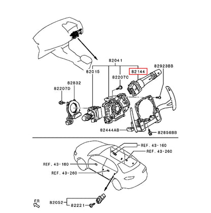 Indicators  Switch for Montero Pajero Sport (2008-2014)