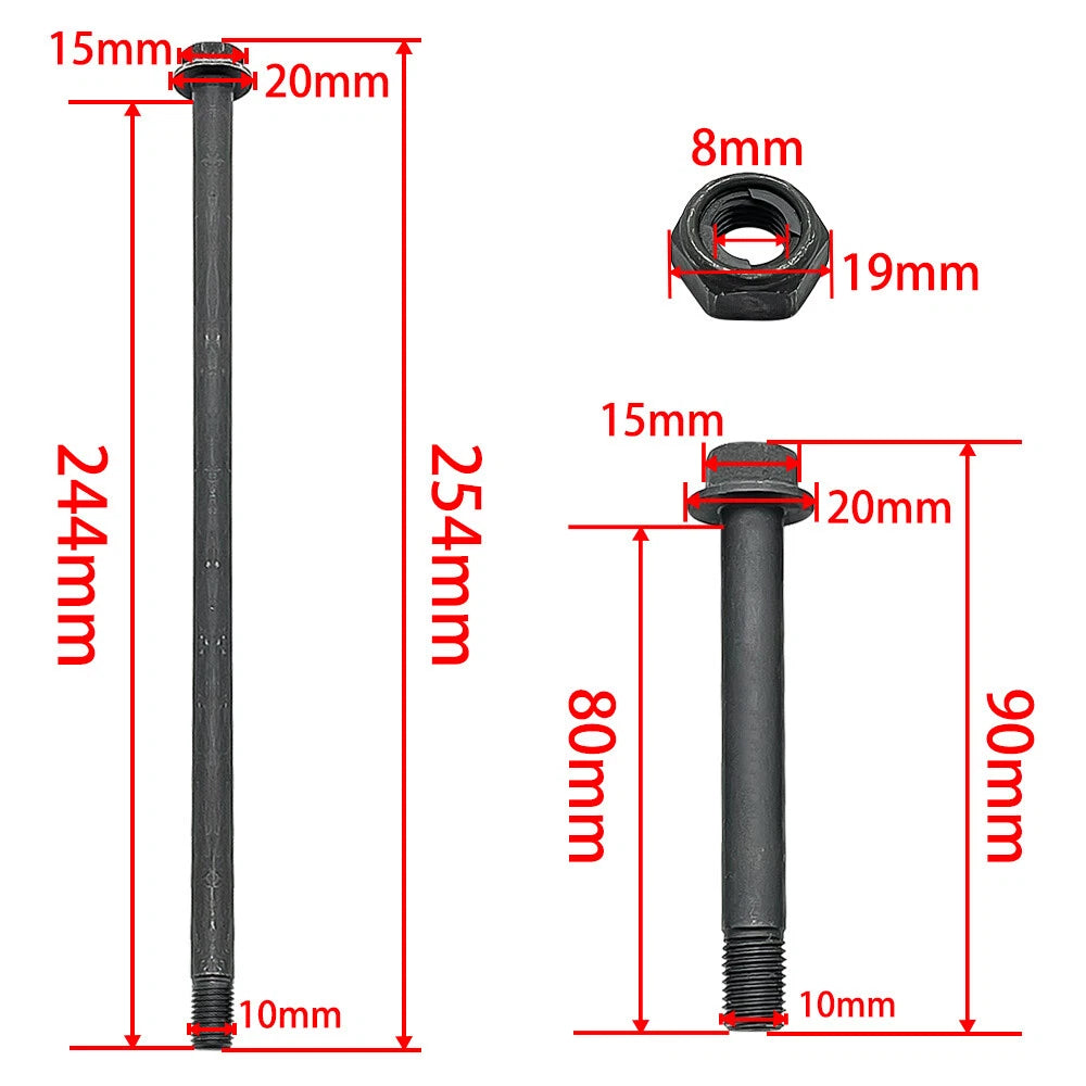 Upper & Lower A-Arm Bolts & Nuts for Yamaha Banshee YFZ350 (1991–2006)