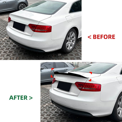 Rear Boot Spoiler Lip for Audi A5 8T Coupe (2007-2016)