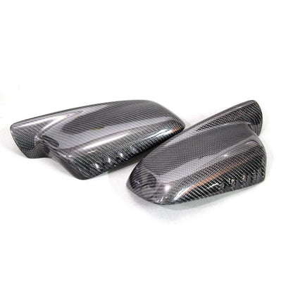 Carbon Fiber Side Mirror Cover Caps Replace for BMW 7 Series E65 2002-2008