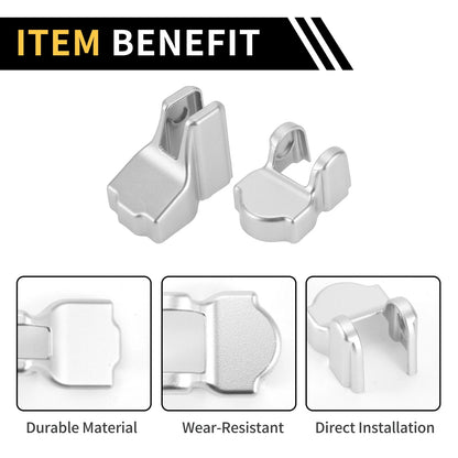 Door Limiting Cover Trim for Jeep Wrangler JL JLU (2018-2024) Silver Tone