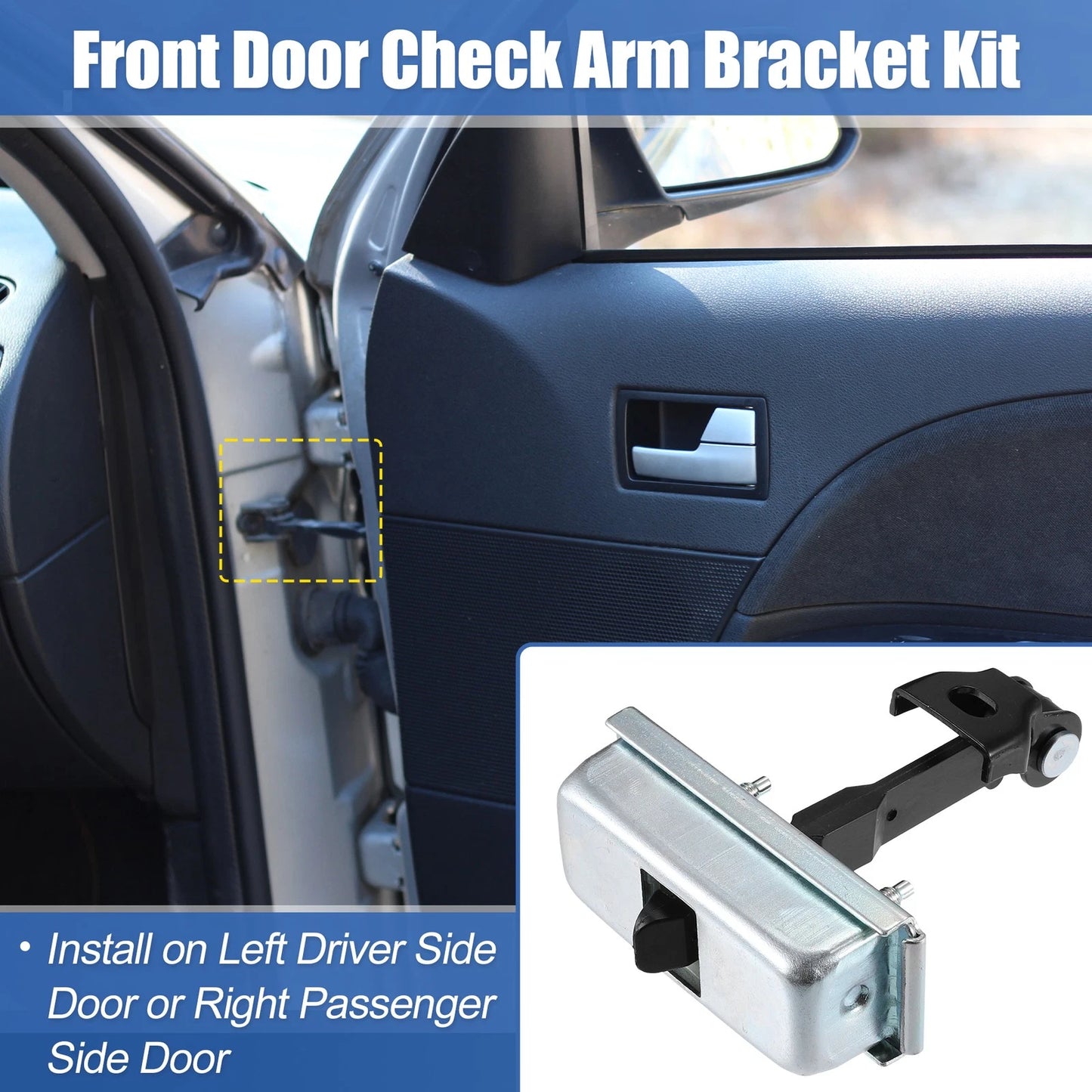 Front Door Check Stop Strap Assembly for Chevrolet Silverado & GMC LH RH