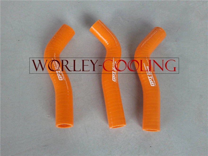 Silicone Radiator Hose for KTM 250SXF/250SX-F/250XC-F (2007-2009) ORANGE