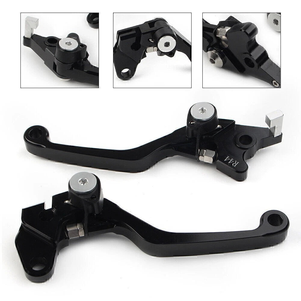 Dirt Clutch Brake Levers for Kawasaki KLX250 D-TRACKER (1993-1997) BLACK
